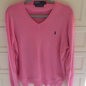 Pre-owner Ralph Lauren Polo V-Neck -L